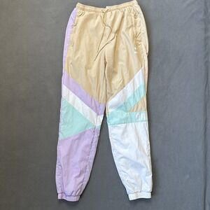 Puma x‎ Diamond Supply Track Pants Mens Medium Multicolor Nylon Mesh Lined READ